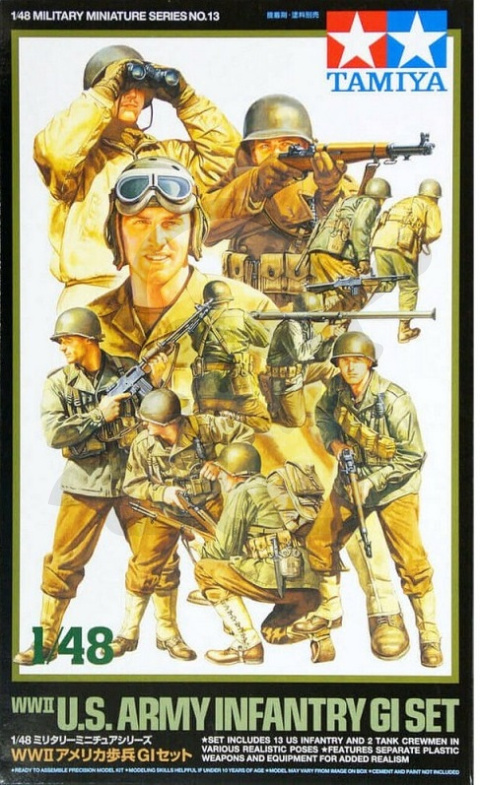 1:48 Tamiya 32513 US Infantry GI set