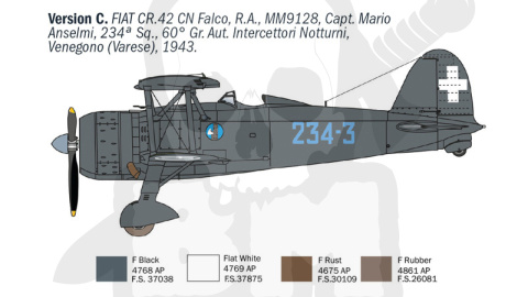 1:72 FIAT CR.42 CN “Falco” Night Fighter