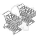 3D printed set Shopping Carts - wózki zakupowe 2 szt.