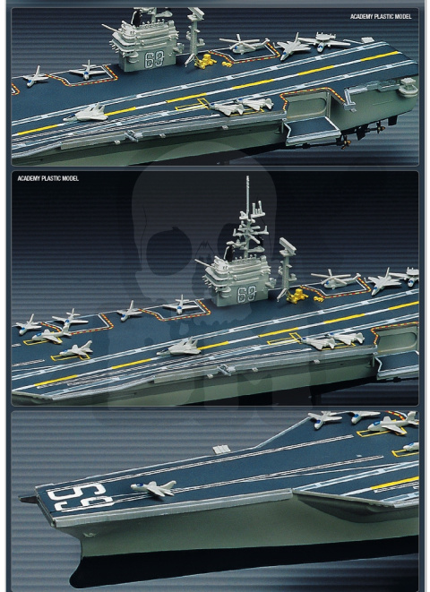 Academy 14212 Lotniskowiec U.S.S. CVN-69 Eisenhower 1:800