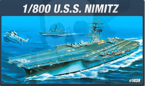 Academy 14213 Lotniskowiec U.S.S. CVN-68 Nimitz 1:800