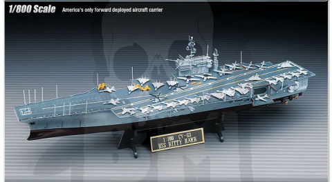 Academy 14210 Lotniskowiec U.S.S. CV-63 Kitty Hawk 1:800