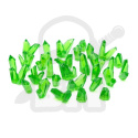 Green Resin Crystals Medium - zielone kryształki 30 szt.