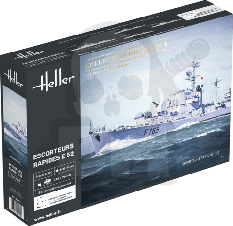 Heller 81094 jeden model fregaty Escorteurs Rapides E 52 1:400