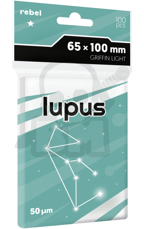 Koszulki Rebel na karty 65x100 mm Griffin 100 szt.