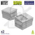 3d Printed Set USA Dumpster Resin Set - śmietniki 2 szt.