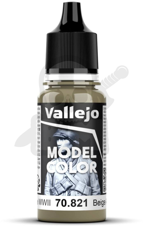 Vallejo 70821 Model Color 18ml German Beige WWII