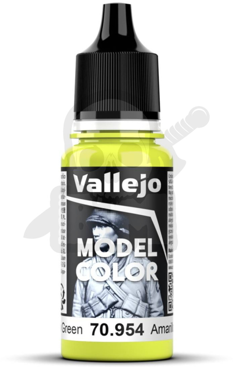 Vallejo 70954 Model Color 18ml Yellow Green 70.954