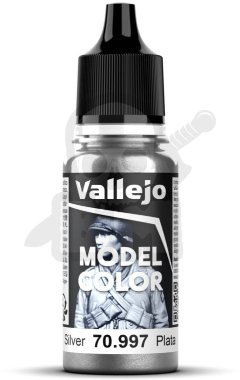 Vallejo 70997 Model Color 18ml Silver
