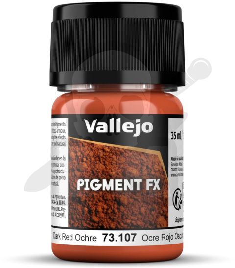 Vallejo 73107 Pigment PX 35ml Dark Red Ochre