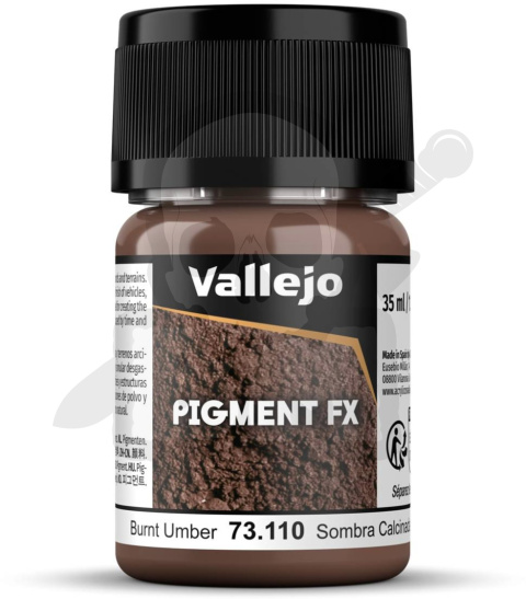 Vallejo 73110 Pigment PX 35ml Burnt Umber