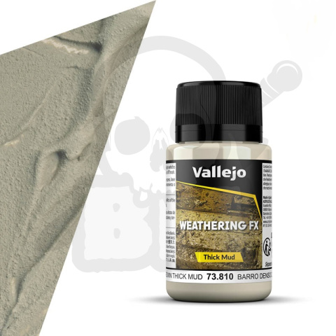 Vallejo 73810 Weathering Effects 40 ml Light Brown Mud