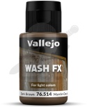Vallejo 76514 Model Wash FX 35ml Dark Brown