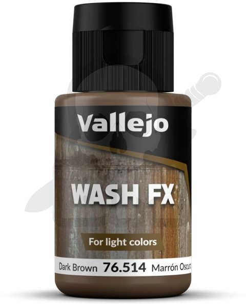 Vallejo 76514 Model Wash FX 35ml Dark Brown