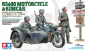 1:35 Tamiya 35384 Zündapp KS600 Motorcycle & Sidecar