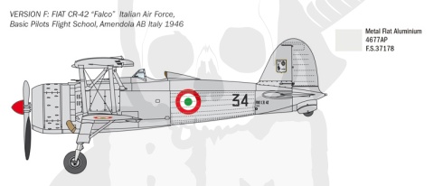 1:48 Fiat Cr.42 Battle of Britain 80th Anniversary