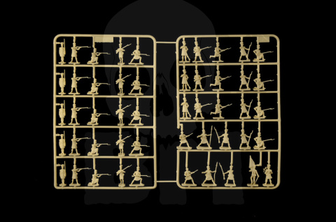 1:72 Napoleonic Highlander Infantry 50 szt.