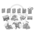 3D Printed Set - Resin Cursed Books - przeklęte księgi 13 szt.