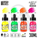 GSW Acrylic Inks Set - Fluor (4x 30ml)