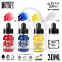 GSW Acrylic Inks Set - Basic Transparent (4x 30ml)