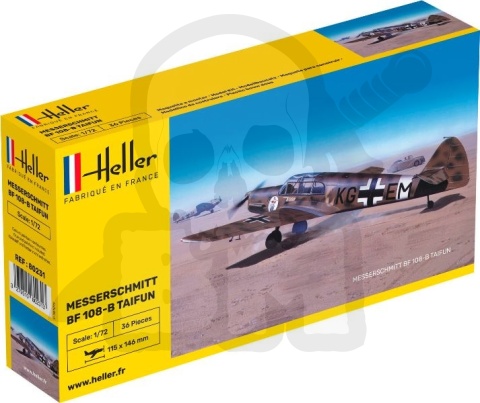 Heller 80231 Messerschmitt Bf 108 B Taifun 1:72