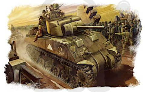 Hobby Boss 84802 U.S M4 TANK (Mid -Model) 1:48