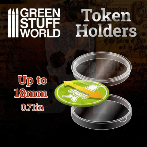 Token Holders 18mm - osłona na żeton 36 szt.