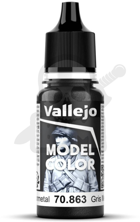 Vallejo 70863 Model Color 18ml Gunmetal Grey