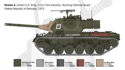 1:35 Model czołgu M-47 Patton