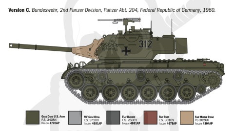 1:35 Model czołgu M-47 Patton