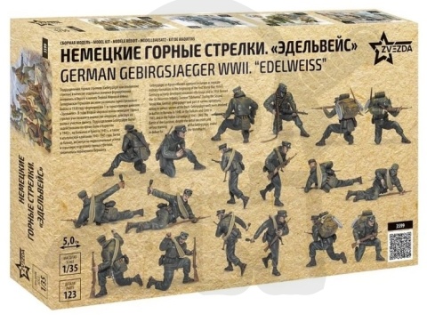 1:35 German Gebirgsjäger WWII “Edelweiss” 9 żołnierzy