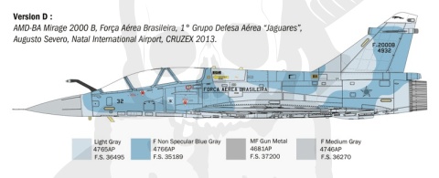 1:72 Model samolotu Mirage 2000 B/D