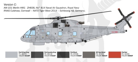 1:72 Model śmigłowca AW101 Merlin HM.1