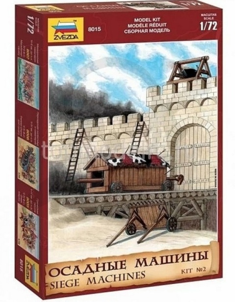 1:72 Medieval Siege machines Kit No. 2 - machiny oblężnicze