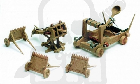 1:72 Medieval Siege machines Kit No. 2 - machiny oblężnicze