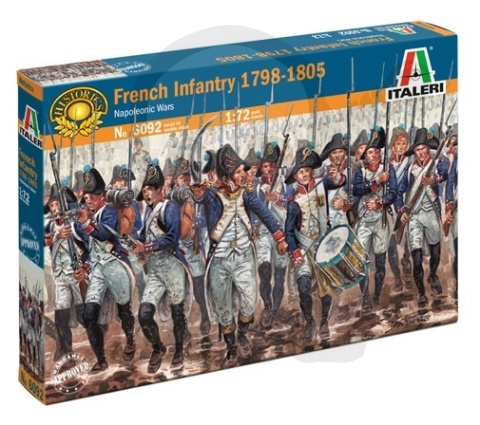 1:72 Napoleonic Wars: French infantry 1800-1805 - 48 zołnierzy