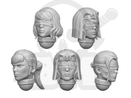 3D Printed DakkaDakka - Battle Sisters of Repentance Penitence Heads