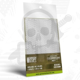 Miniature Camouflage Nets White 1:35 - miniaturowa siatka maskująca