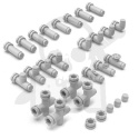 3D printed set - Modular pipes 1:48-1:35 - rury 28 szt.