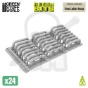 3D printed set - Mecha Detail Parts - 17mm Ladder Rungs - szczeble drabiny