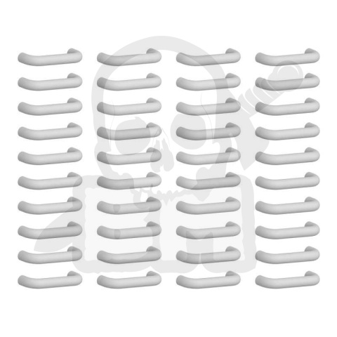 3D printed set - Mecha Detail Parts - 12mm Ladder Rungs - szczeble drabiny