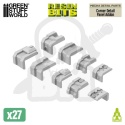 3D printed set - Mecha Detail Parts - Corner Detail Panel Addon