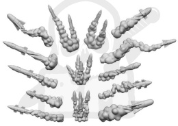 3D printed set Missile Launcher Effect 14 szt.
