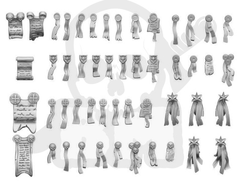 3D printed set Purity Seal Order - pieczęcie 50 szt.