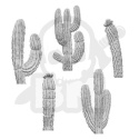 3D printed set Saguaro Cactus XL - Kaktusy 5 szt.