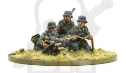 German MG34 Team - niemiecki karabin maszynowy z obsługą