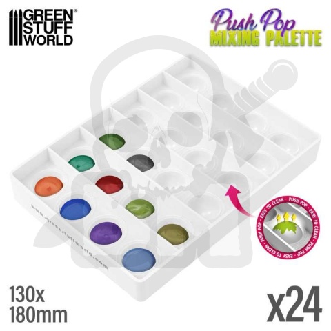 Push Pop Mixing Palette - Silikonow paleta do mieszania farb 1 szt.