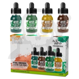 GSW Acrylic Inks Set - Transparent Nature (4x 30ml)
