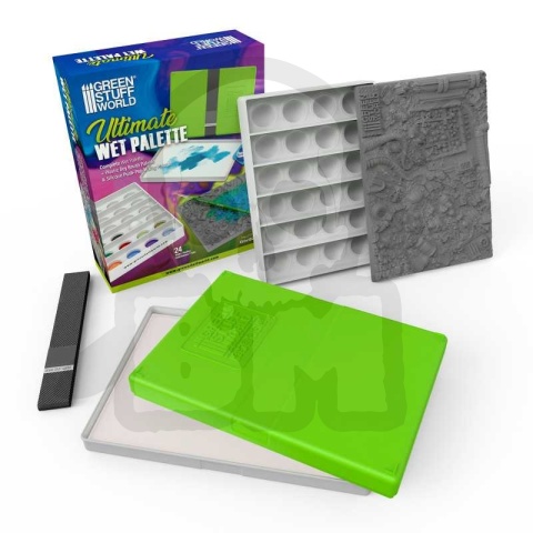 Green Stuff Ultimate Wet Palette mokra paleta - kpl