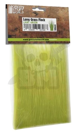 Long Grass Flock 100mm - Light Green
